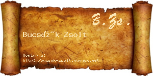 Bucsák Zsolt névjegykártya